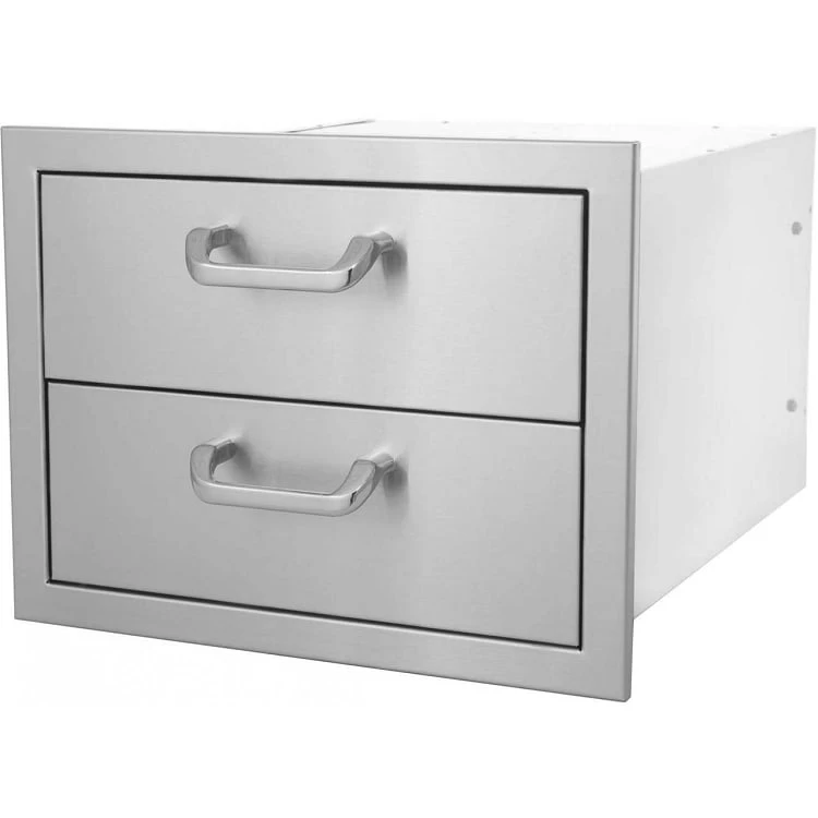 BBQ Island 260 Series - 16 Inch Double Storage Drawer - Image 2