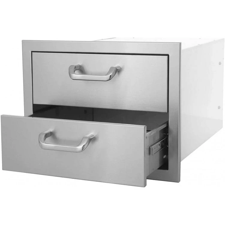 BBQ Island 260 Series - 16 Inch Double Storage Drawer - Image 3