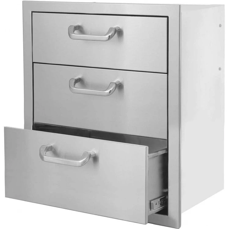 BBQ Island 260 Series - 16 Inch Triple Storage Drawer - Image 3