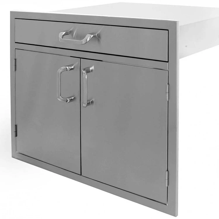 BBQ Island 260 Series - 30 Inch Double Door With Single Drawer Combo - Image 2
