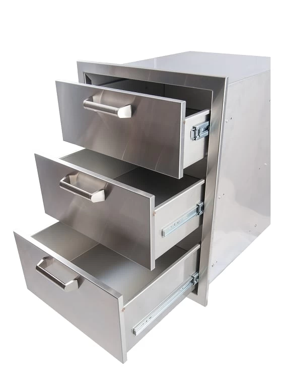 BBQ Island 260 Series - 16 Inch Triple Storage Drawer - Image 4
