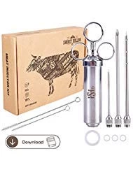 Meat Injector Kit - Turkey Marinade Injector Syringe For Food - 304 Stainless Steel