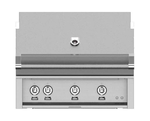 Hestan 36 Inch Natural Gas Grill, 3 Trellis Burner