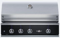 Delta Heat 38 Inch Black Natural Gas Grill W/ Rotisserie And Sear Zone