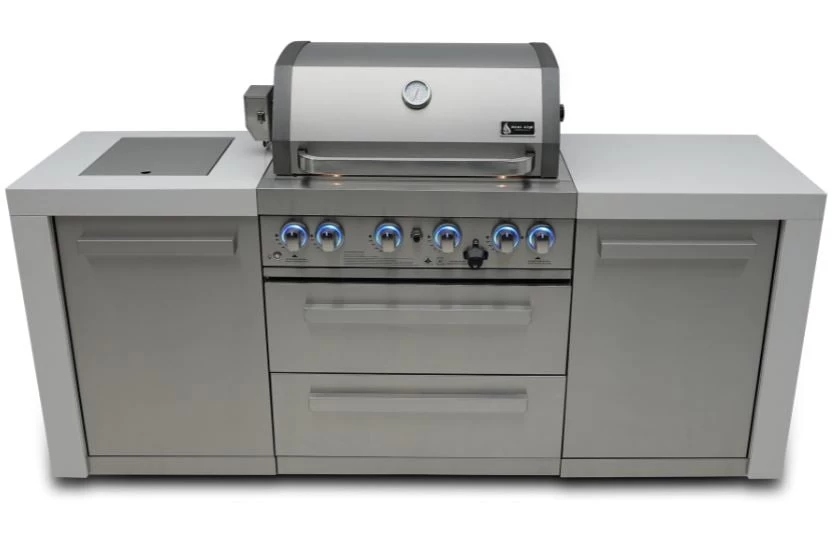 Mont Alpi 4 Burner Deluxe Island - MAi400-D