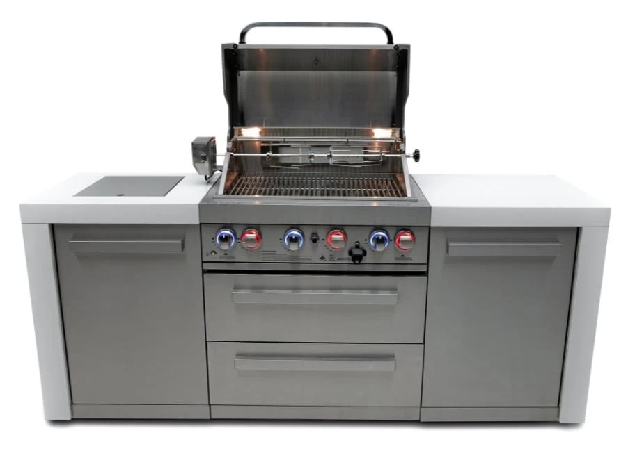 Mont Alpi 4 Burner Deluxe Island - MAi400-D - Image 2