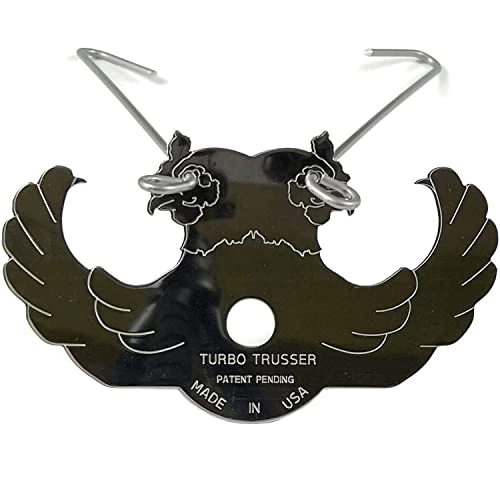 Turbo Trusser - Truss Poultry For Ovens, Smokers, Roasters, Grills, Rotisseries, Fryers (Chicken), Stainless Steel