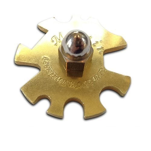 Universal Barbeque Grill Scraper, Wooden Handle - 16 Inches Long - Image 2