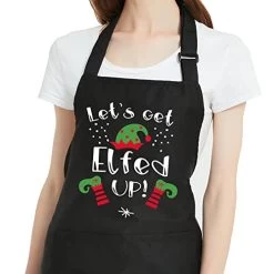 Christmas Aprons For Women With Pockets, Grill Aprons For Men BBQ Grilling