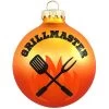 On Holiday Grill Master Glass Christmas Tree Ornament