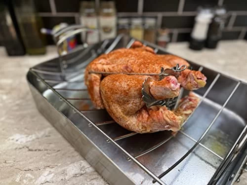Turbo Trusser - Truss Poultry For Ovens, Smokers, Roasters, Grills, Rotisseries, Fryers (Chicken), Stainless Steel - Image 3