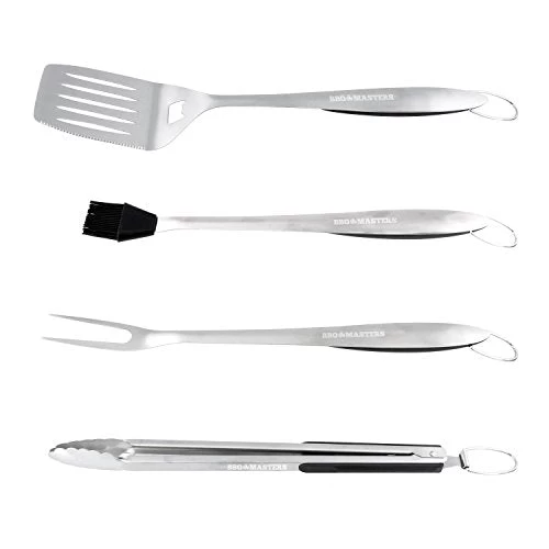 BBQ Masters Heavy Duty 4 Piece BBQ Grilling Tools Set - Image 2