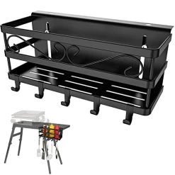 Grill Caddy | GDNEASE Blackstone Grilling Accessories | Removable BBQ Caddy For 28"/36" Blackstone Spatula Tool Holder | Blackstone Caddy For Griddle | Griddle Caddy Tool-Free & Easy To Install