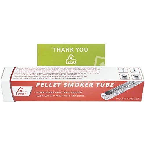 LIZZQ Premium Pellet Smoker Tube 12 Inches - 5 Hours Of Billowing Smoke - For Any Grill Or Smoker, Hot Or Cold Smoking - Image 2