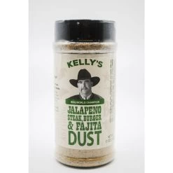 Kelly's Jalapeno Steak, Burger & Fajita Dust 11 Oz.
