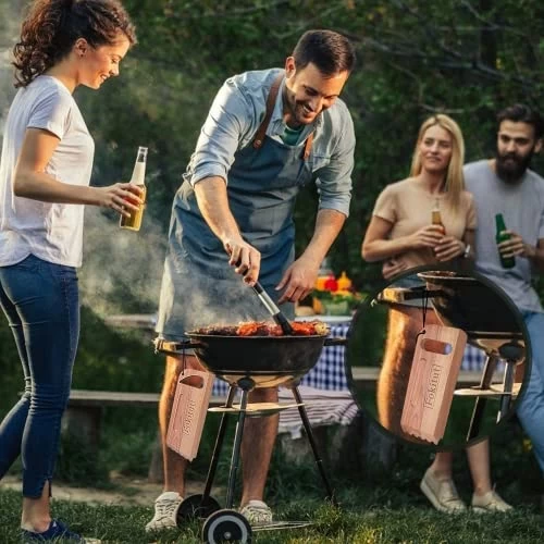 Wood Grill Scraper, Wooden Grill Scraper, Wooden Grill Cleaner Scraper, Wood BBQ Scraper For Grill, Wooden Barbeque Grill Grate Cleaner - Image 2