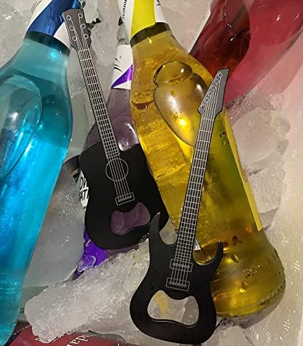 PEPKICN Rock Guitar Style Spatula & Tongs And Guitar Shaped Bottle Opener - Image 2