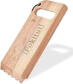 Wood Grill Scraper, Wooden Grill Scraper, Wooden Grill Cleaner Scraper, Wood BBQ Scraper For Grill, Wooden Barbeque Grill Grate Cleaner