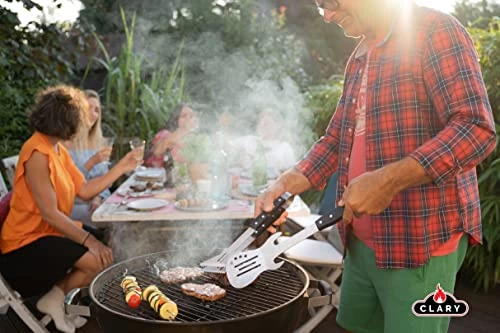 Clary BBQ Tools, Grill Accessories Gift For Men, Guitar Shaped Tool Set Includes BBQ Spatula And Tongs, Grill Tools For Outdoor Grill - Image 5