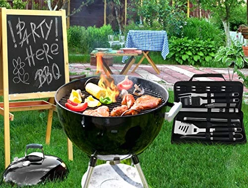 POLIGO 26 PCS BBQ Set Grilling Tool With Case - Image 2