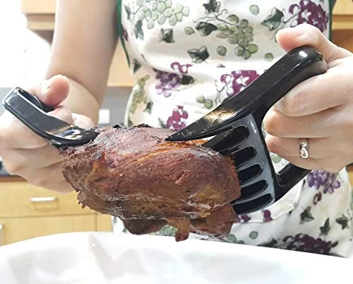 GK's 3 + 3 BBQ Man's Dream Set: Silicone BBQ Grill Gloves Plus Meat Shredder Claws Plus Silicone Basting Brush Plus 3 EBooks W/ Recipes - Image 3