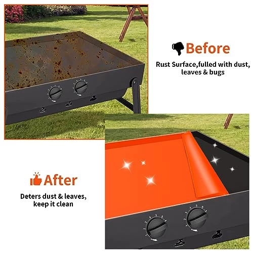 Silicone Griddle Mat For Blackstone 36 Inch Griddle, Heavy Duty Food Grade Griddle Buddy Mat, Blackstone Cover Mat For Griddle, Outdoor Blackstone Griddle Must-Have Accessories, Protect Your Griddle - Image 4