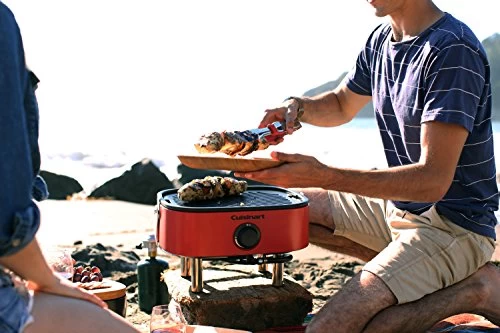 Cuisinart CGG-750 Portable, Venture Gas Grill, Red - Image 8