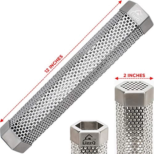 LIZZQ Premium Pellet Smoker Tube 12 Inches - 5 Hours Of Billowing Smoke - For Any Grill Or Smoker, Hot Or Cold Smoking - Image 6