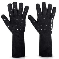 Oven Gloves Oven Mitts With Extra Long Sleeves, Heat Resistant To 932°