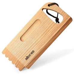 Wood BBQ And Grill Wooden Scraper Tool, 10.6” X 4.7”