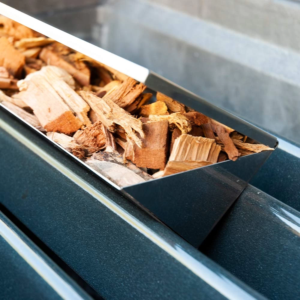 Charcoal Companion Stainless Steel V-Shape Smoker Box For Gas Grill Wood Chips (Long) - CC4066 - Image 5