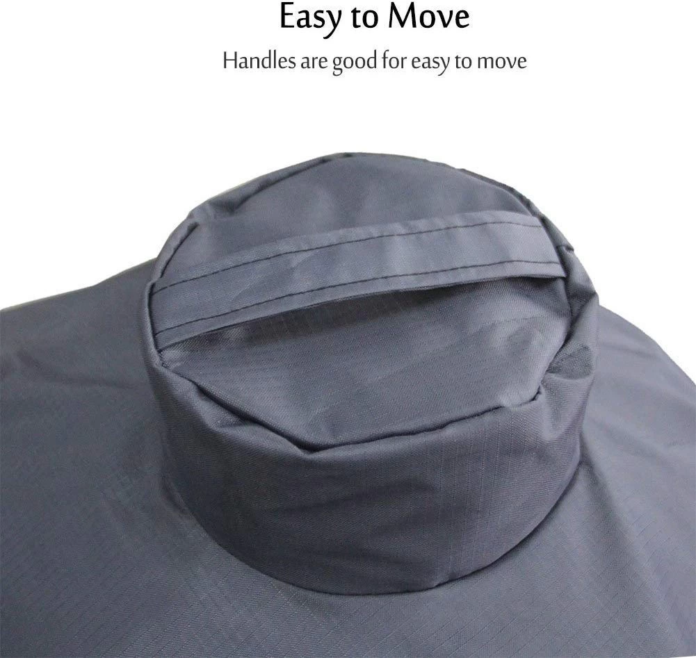 KAMaster Kamado Grill Full Cover XLarge Big Green Egg Big Joe Ceramic Grill,34 Inch Dia Waterproof Outdoor Grill Cover - Image 5