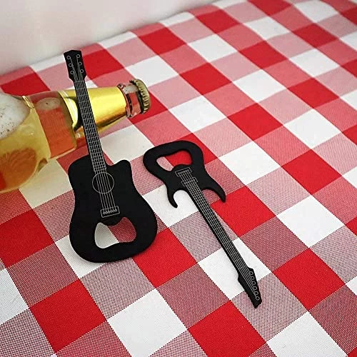 PEPKICN Rock Guitar Style Spatula & Tongs And Guitar Shaped Bottle Opener - Image 3
