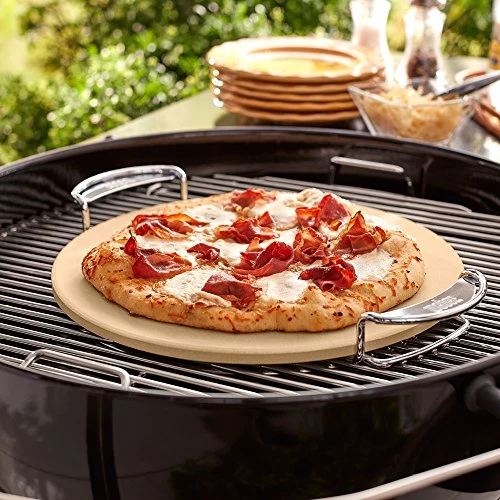 Weber 8836 Gourmet BBQ System Pizza Stone With Carry Rack - Image 7