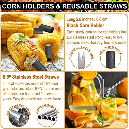 POLIGO 26 PCS BBQ Set Grilling Tool With Case - Image 4