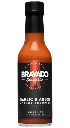 Bravado Spice Co. Garlic & Arbol Moruga Scorpion Hot Sauce 5 Oz.