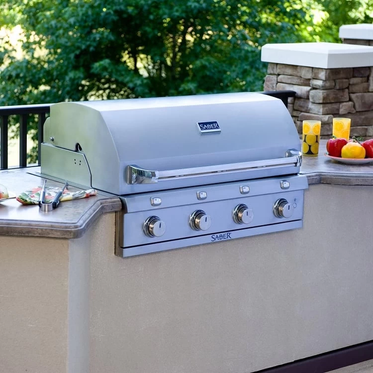 Saber 670 Natural Gas Built-In Grill - Image 2