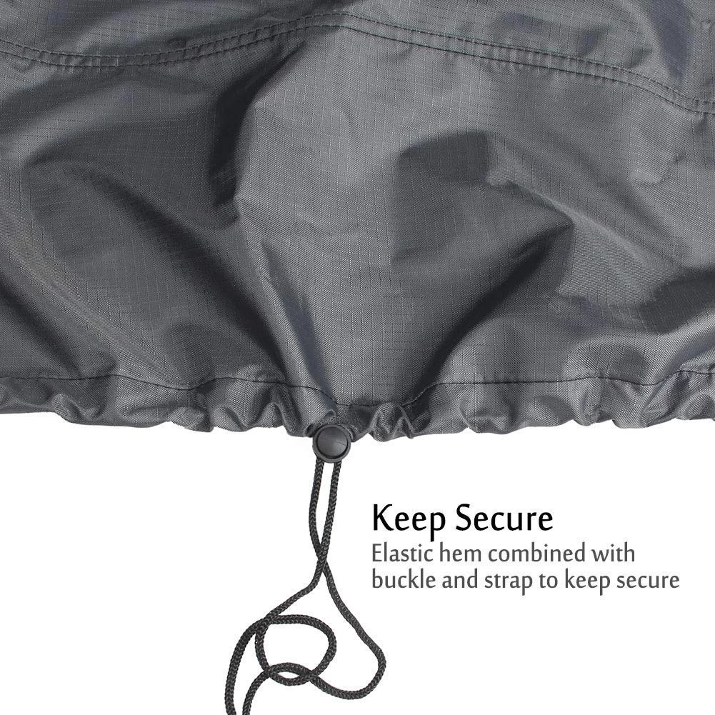 KAMaster Kamado Grill Full Cover XLarge Big Green Egg Big Joe Ceramic Grill,34 Inch Dia Waterproof Outdoor Grill Cover - Image 3