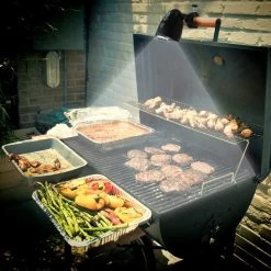 Culinary King LED Barbecue Grill Light - Fully-Adjustable, Attaches To Any Grill Handle, 50,000 Hour Lifespan,