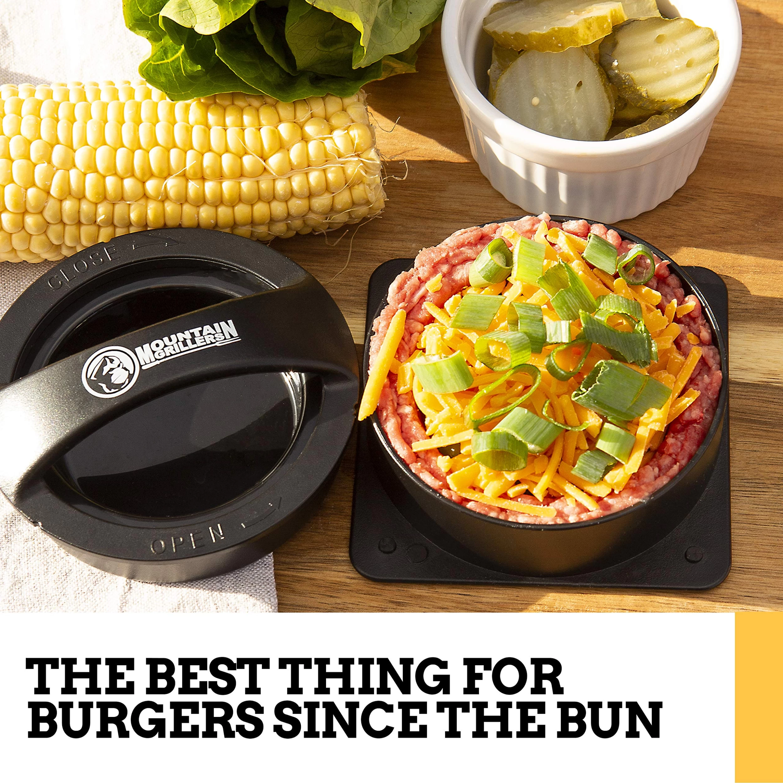 Mountain Grillers Burger Press Patty Burger Maker - Non Stick Hamburger Mold Kit - Image 6