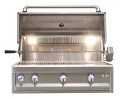 Artisan 36 Inch Professional Series Natural Gas Grill With Lights And Rotisserie