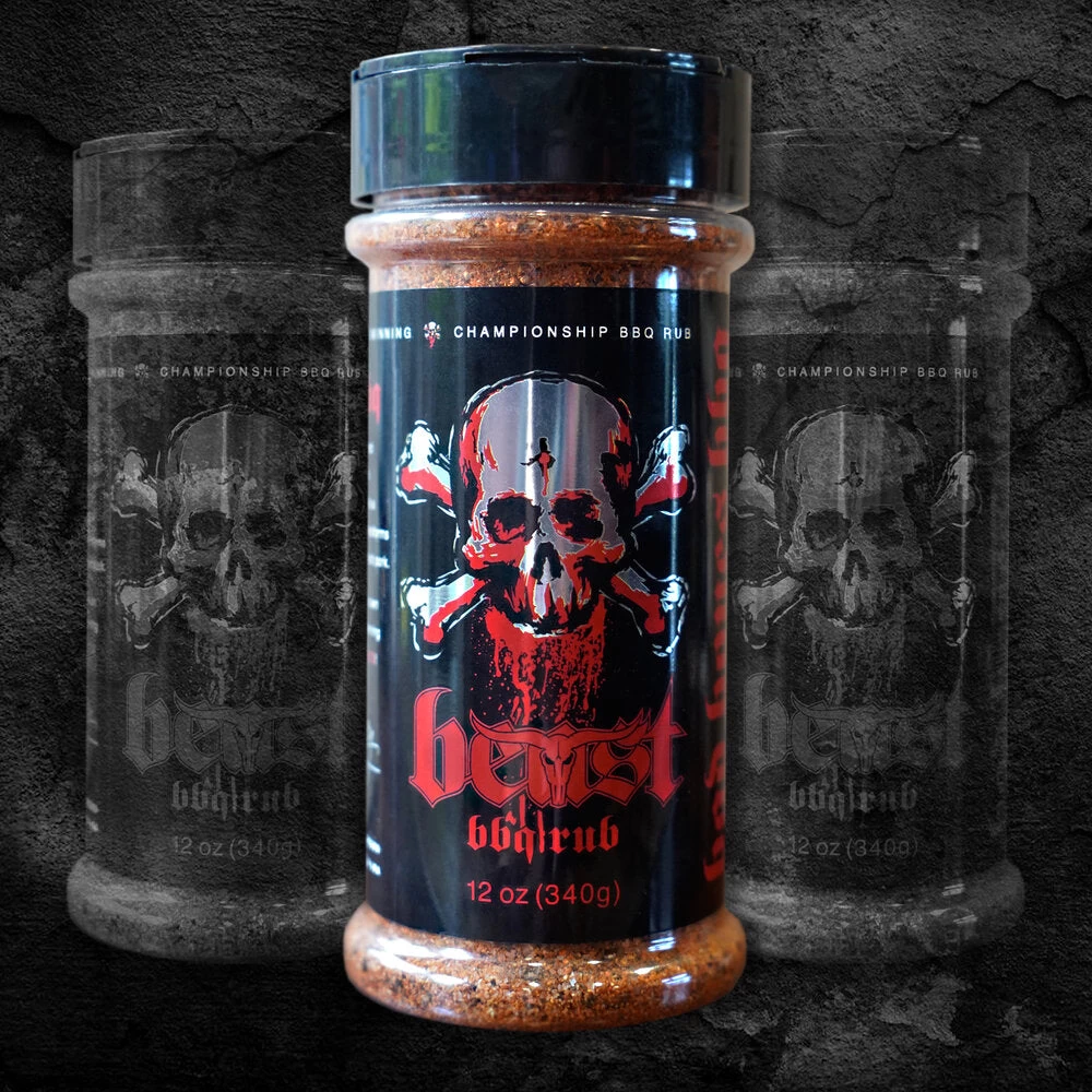 Bad Bones BBQ Beast Competition BBQ Rub 12 Oz.
