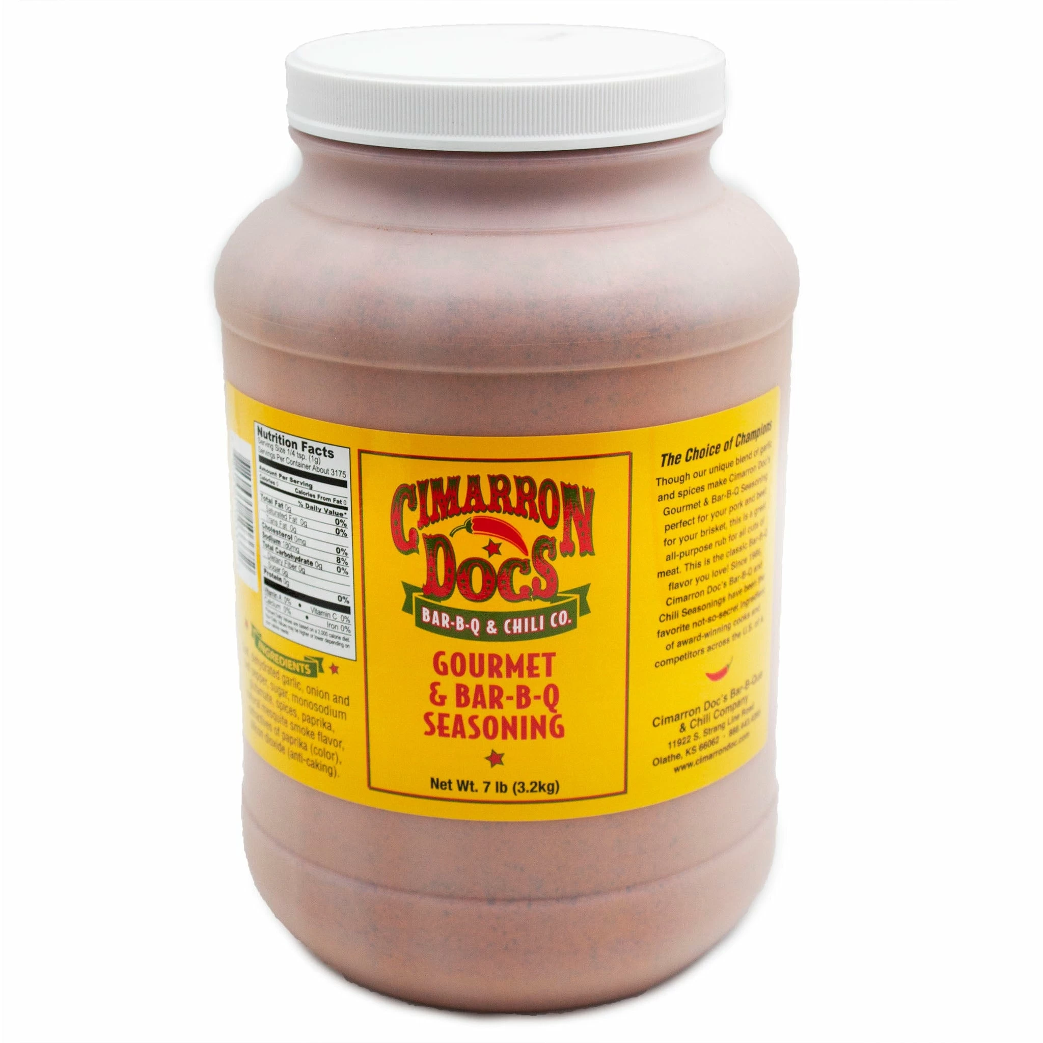Cimarron Doc's Gourmet & Bar-B-Q Seasoning 7 Lbs.