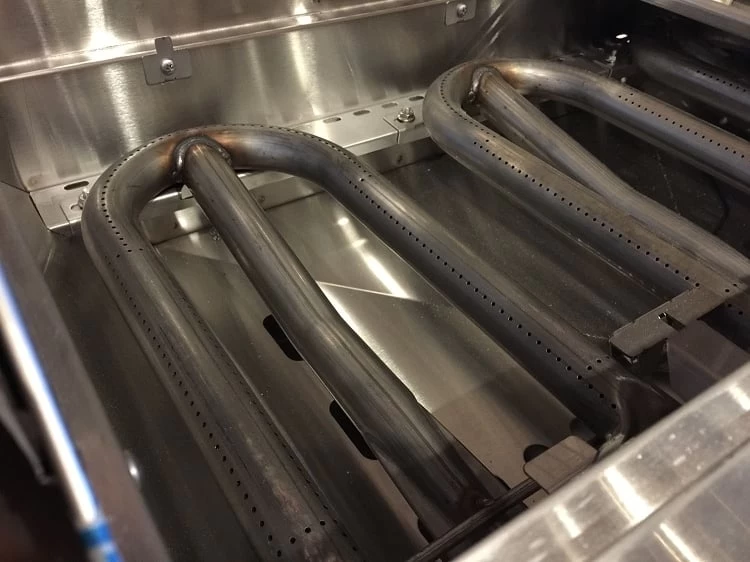 Delta Heat 32 Inch Natural Gas Grill On Cart With Infrared Rotisserie - Image 7