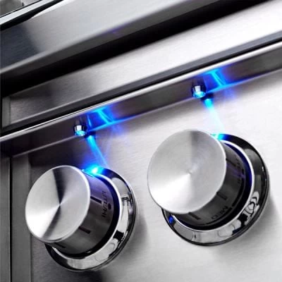 Lynx 30 Inch Professional Natural Gas Grill W/All Trident Burners And Rotisserie On A Cart - Image 11