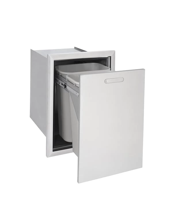 Lynx Ventana Series 18 Inch Trash And Recycle Bin
