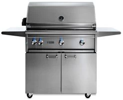 Lynx 36 Inch Professional All Trident Natural Gas Grill W/Rotisserie On Cart