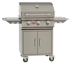 Bull Steer 24 Inch Propane Gas Grill On Cart