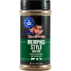 Three Little Pigs Memphis Style BBQ Rub 12.25 Oz.