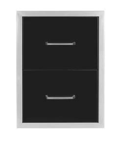 Wildfire Double Access Drawer - Black